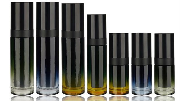 Flacon airless en verre rechargeable