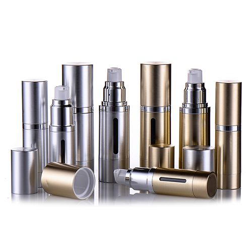 Flacon airless métallisé