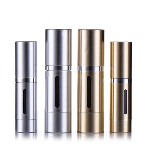 Flacon airless métallisé