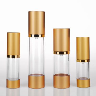 Flacon airless métallisé