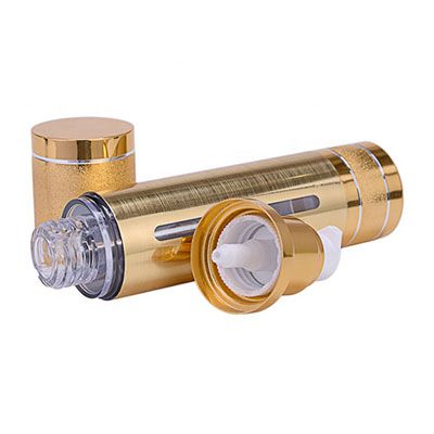 Flacon airless métallisé