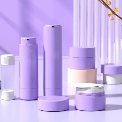 Flacon et pot cosmétique airless rechargeable