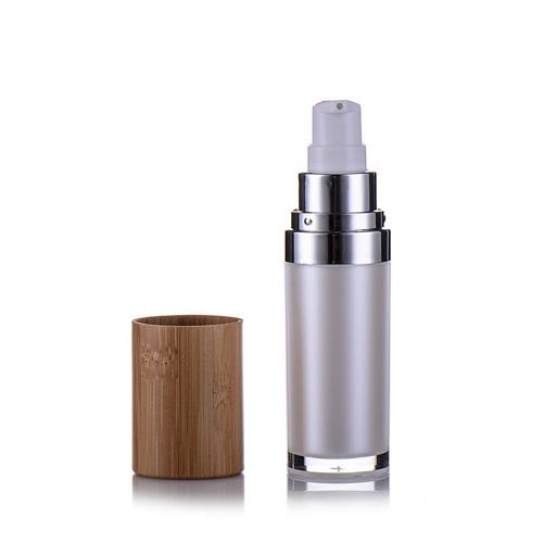 Flacon cosmétique tube plongeur en acrylique