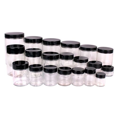 Pot cosmétique en verre, QS