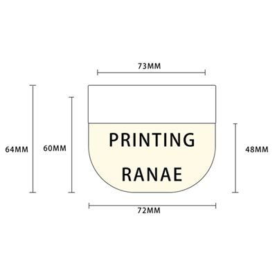 Pot masque pour cheveux en plastique