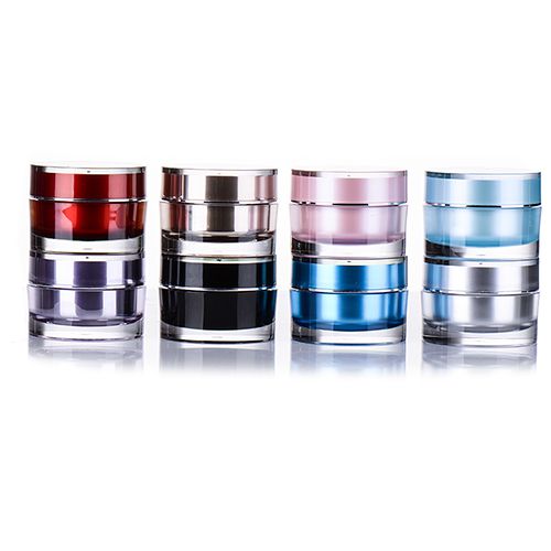 Pot cosmétique carré en acrylique