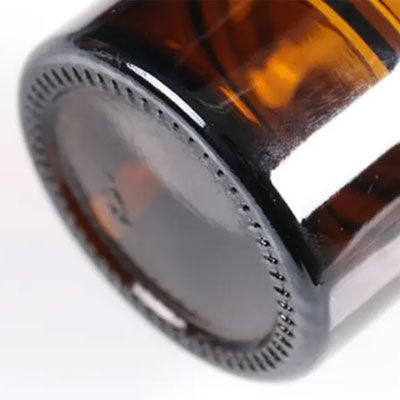 Pot de crème en verre dépoli