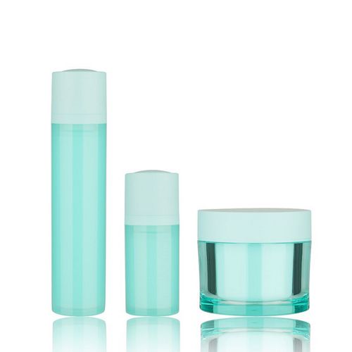 Set de pots cosmétiques airless en acrylique