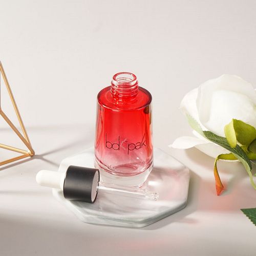 Flacon compte-goutte forme irrégulière