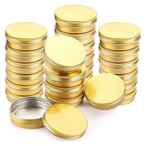 Pot cosmétique en aluminium vissable