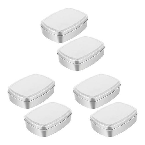 Pot cosmétique en aluminium rectangulaire